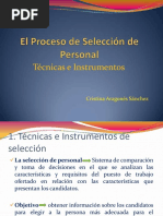 el proceso de seleccion de personal