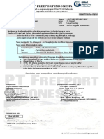 Surat Resmi Freeport-McMoRan Copper & Gold Jayapura