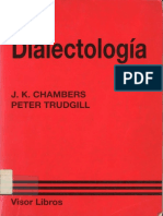 J.K. Chambers, Peter Trudgill-La Dialectologia-Visor Libros (1994) Español