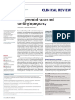 Management of Nausea