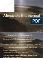 alteracion hidrotermal