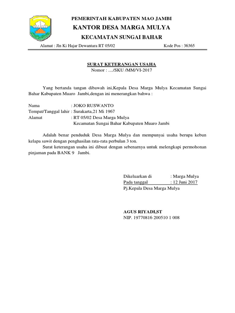 Ket Usaha