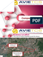Business Profile Presentation of Avie Training and Consultancy Services