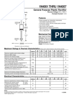 1N4001 THRU 1N4007: General Purpose Plastic Rectifier