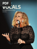 RSL Vocals Syllabus Guide 2016