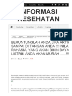 Beruntunglah Anda Jika Artikel Ini Sampai Di Tangan Anda !!! Inilah Kode Rahasia, Yang Akan Bikin Bayaran Listrik Anda Akan Murah .....