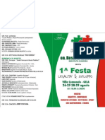 Programma  festa della legalità