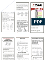 Biomecánica de La Columna - Triptico