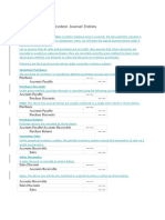 Periodic Inventory System Journal Entries