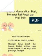 Prosedur Memandikan Bayi