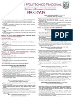 Programa de La Tercera Semana de Crecimiento, Comercio y Desarrollo Económico 2010 ESE IPN