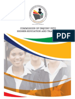 Commission of Inquiry Into Higher Education Report