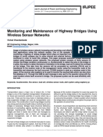 Monitoring and Maintenance of Highway Bridges Using Wireless Sensor Networks