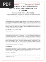 Classification of Rice Disease Using Digital Image Processing and SVM Classifier