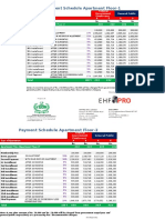 Floor Wise Payment Schedule