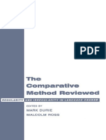 Mark Durie Malcolm Ross The Comparative Method Reviewed Regularity and Irregularity in Language Change PDF