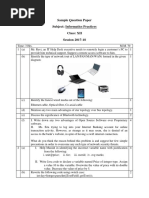 Informatics Practices SQP