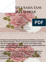 Analisis Usaha Tani Bunga Mawar - FFFFF