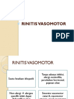 BST SORE Rinitis Vasomotor