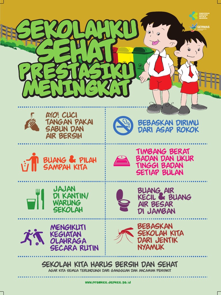 40 Trend Terbaru Gambar Poster  Tentang Sekolah  Sehat Smart Mommy