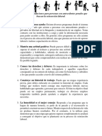 Decálogo de Recomendaciones para Personas Con Antecedentes Penales Que Buscan La Reinserción Laboral