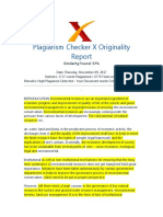 Plagiarism Report SHR