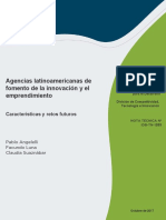 Agencias Latinoamericanas de Fomento de La Innovacion y El Emprendimiento Caracteristicas y Retos Futuros