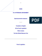 French Diving Regs Ministry of Labour and Solidarity 2000 PDF
