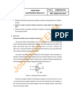 Elektronika Anolag Modul 5 Komparator