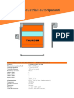 Caratteristiche Tecniche Porta Rapida Thunder