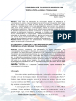 Educação 3.0, Complexidade e Transdisciplinaridade - 2017