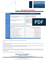 GST Returns - Revised Due Dates