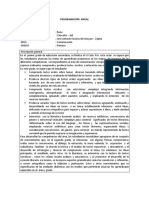 Programación Anual Primer Grado COMUNICACIÓN