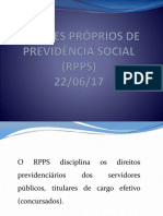 Regimes Próprios de Previdência Social (RPPS)