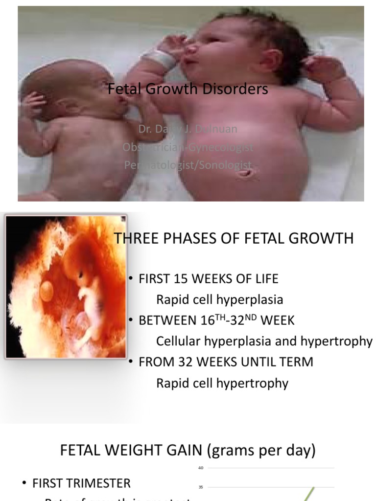 Picture of Fetal Growth Disorder | PDF | Fetus | Prenatal Development