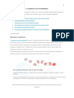 La Segunda Ley de La Termodinámica - Ufps