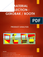 Material Selection: Gerobak / Booth