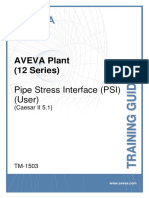 TM 1503 AVEVA Plant 12 Series Pipe Stress Interface User Caesar II 5 1 Rev 5 0 PDF