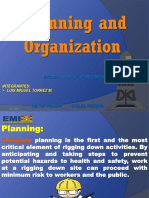 Planning and Organination