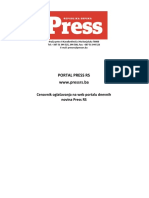 Cenovnik PressRS Online