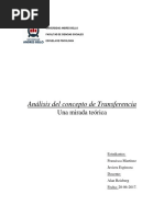 Análisis Del Concepto de Transferencia