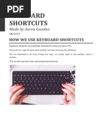 Keybord Shortcuts v1