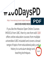 #100dayspd: and Even More Moocs