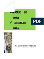 Cuaderno y Control de Obra