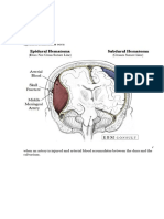 Epidural Hematomas Occu