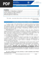 RESUMO BÁSICO LITERATURA