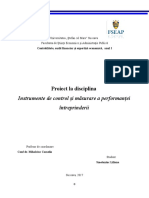 Tema 41 - Instrumente de Control Si Masurare A Performantei Intreprinderii