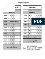 Daily Schedule