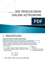 Metode Pengukuran Dalam Astronomi