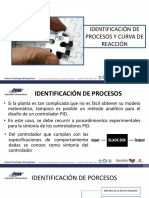 Identificación de procesos y curva de reacción